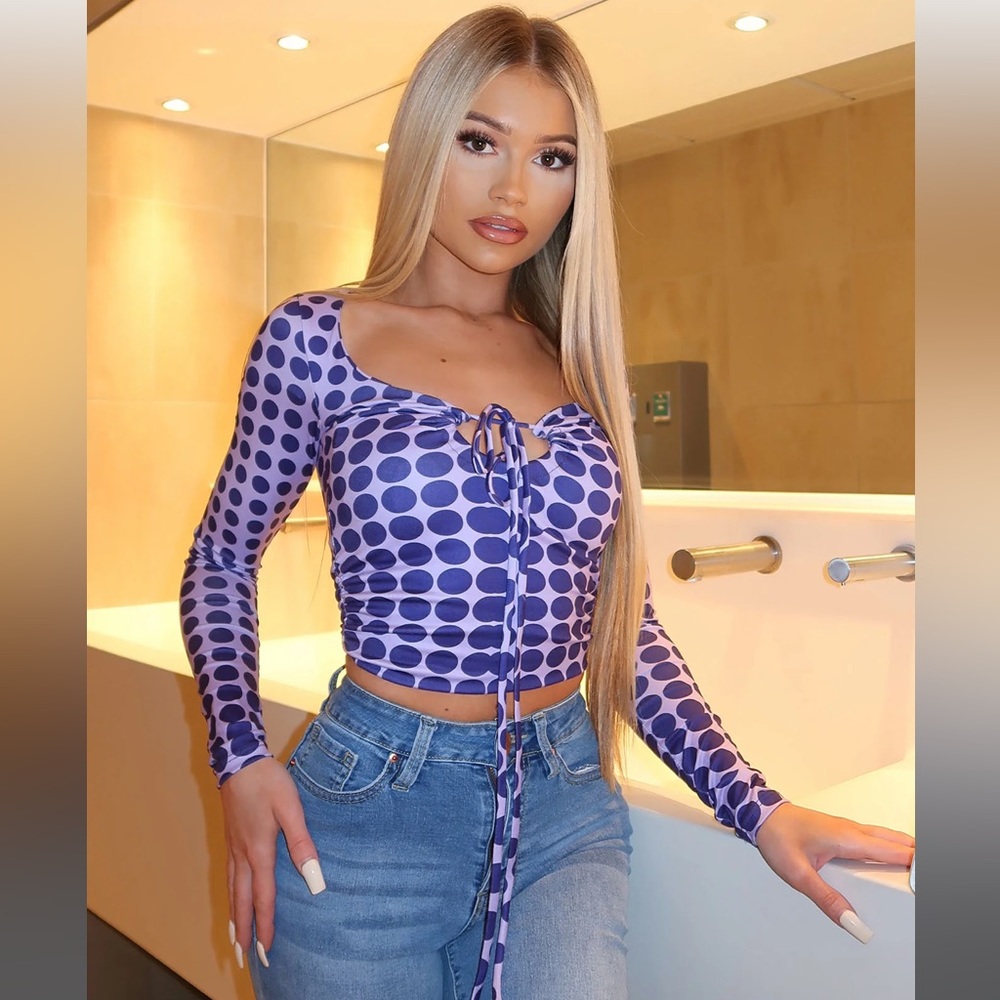 Fashion nova purple top XL